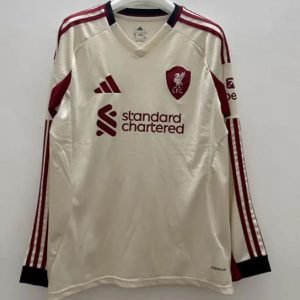 Maillot Liverpool Extérieur Manches Longues 2025/2026