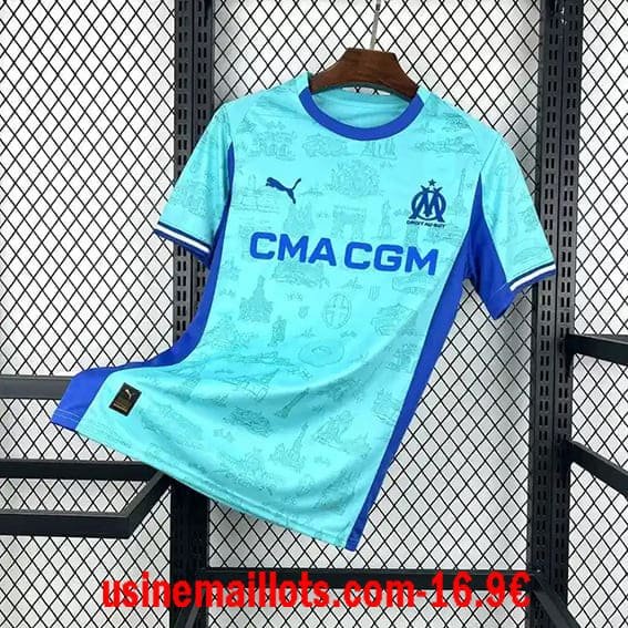 Maillot Gardien Marseille 2025/2026 Bleu