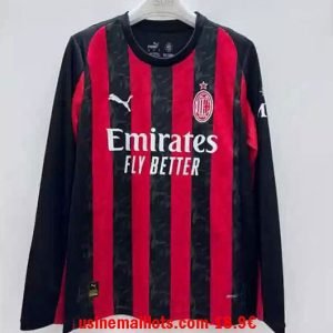Maillot Milan AC Domicile Manches Longues 2025/2026