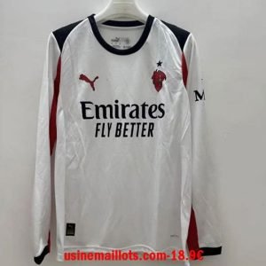 Maillot Milan AC Extérieur Manches Longues 2025/2026