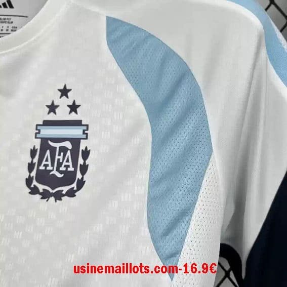 Maillot Pré-Match Argentine Coupe du Monde 2026 Blanc – Image 2
