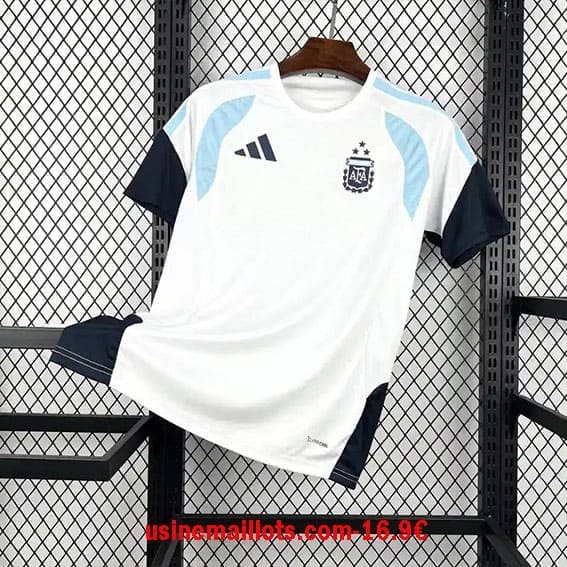 Maillot Pré-Match Argentine Coupe du Monde 2026 Blanc