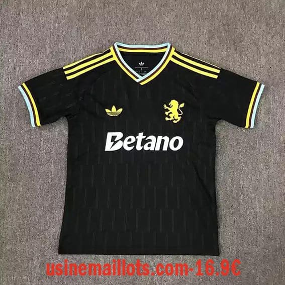 Maillot Spécial-Édition Aston Villa 2025/2026 Noir