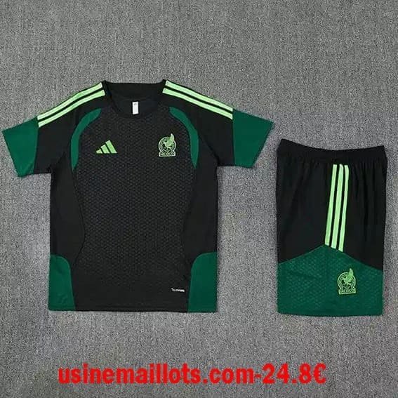 Ensemble Training Mexique 2026 Noir Vert