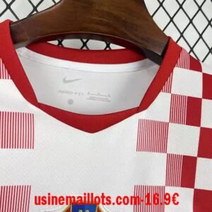 Alternative view of Maillot Croatie Domicile Coupe du Monde 2026