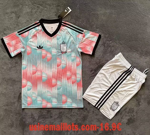 Maillot Enfant Belgique Extérieur Coupe du Monde 2026