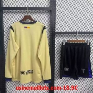 Alternative view of Maillot Enfant FC Barcelone Extérieur Manches Longues 2025/2026