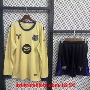 Maillot Enfant FC Barcelone Extérieur Manches Longues 2025/2026