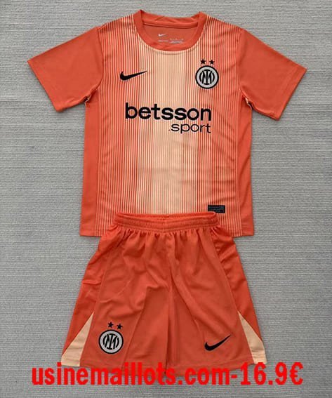 Maillot Enfant Inter Milan Gardien 2025/2026 Orange