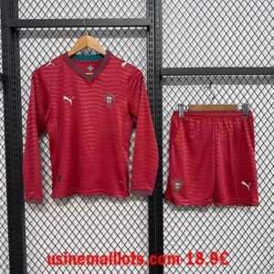Maillot Enfant Manches Longues Portugal Domicile Coupe du Monde 2026