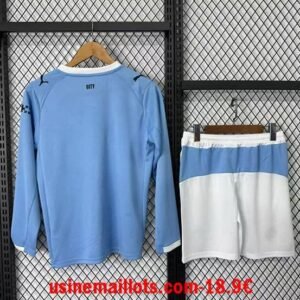 Alternative view of Maillot Enfant Manchester City Domicile Manches Longues 2025/2026