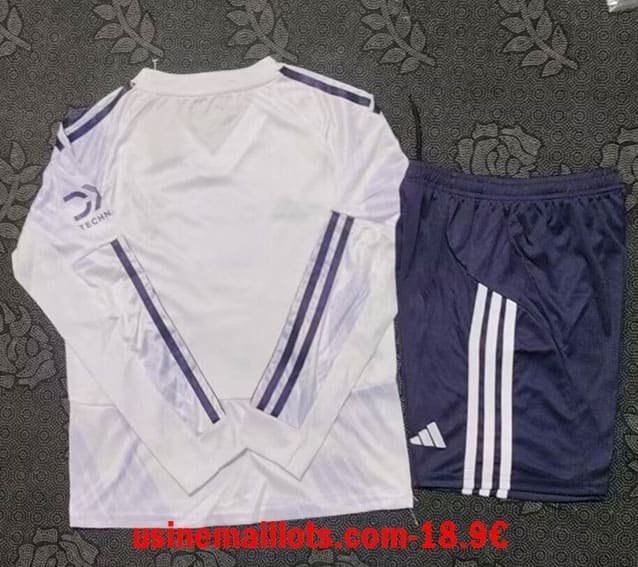 Maillot Enfant Manchester United Extérieur Manches Longues 2025/2026 – Image 2