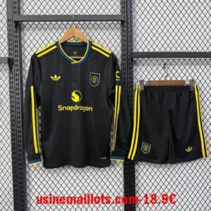 Maillot Enfant Manchester United Third Manches Longues 2025/2026