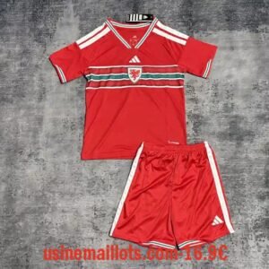 Maillot Enfant Pays de Galles Domicile Coupe du Monde 2026