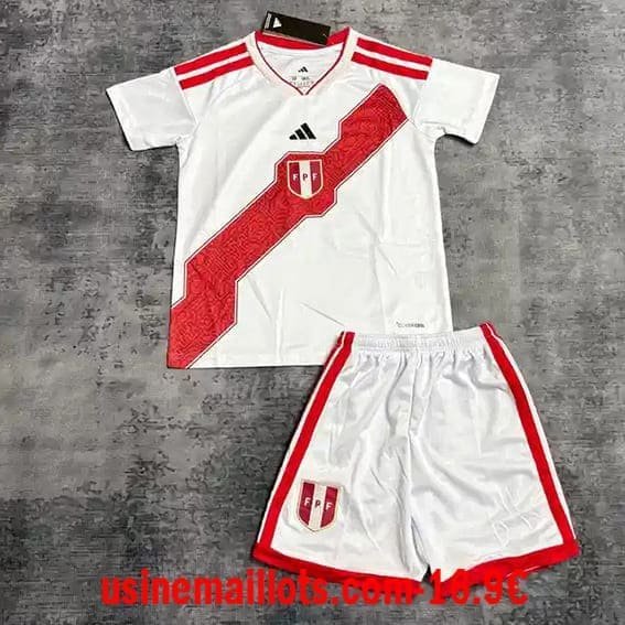 Maillot Enfant Pérou Domicile Coupe du Monde 2026