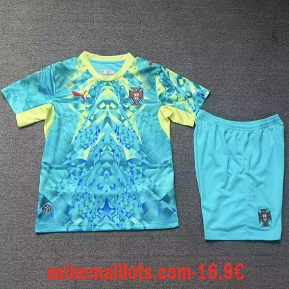 Maillot Enfant Portugal Gardien Coupe du Monde 2026