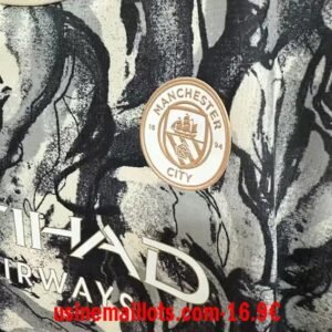 Alternative view of Maillot Enfant Pré-Match Manchester City 2025/2026 Blanc Gris