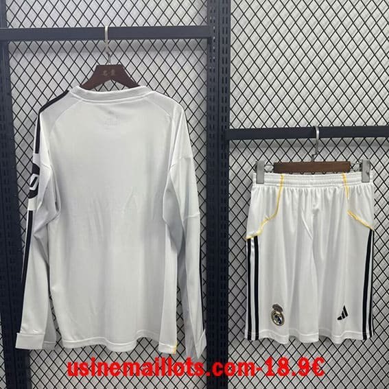 Maillot Enfant Real Madrid Domicile Manches Longues 2025/2026 – Image 2