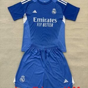 Maillot Enfant Real Madrid Gardien 2025/2026 Bleu