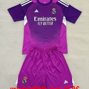 Maillot Enfant Real Madrid Gardien 2025/2026 Violet