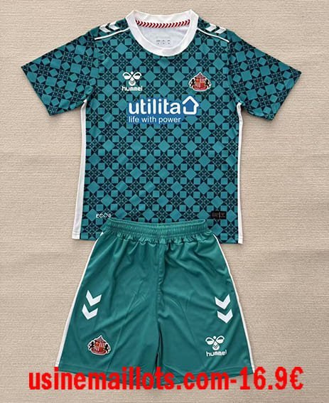 Maillot Enfant Sunderland Gardien 2025/2026 Vert