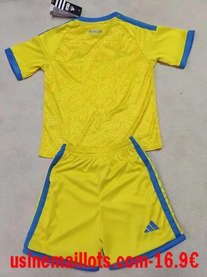 Maillot Enfant Ukraine Domicile Coupe du Monde 2026 – Image 2