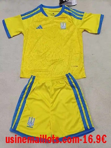 Maillot Enfant Ukraine Domicile Coupe du Monde 2026