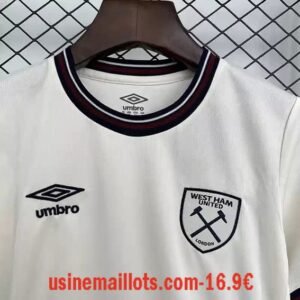 Alternative view of Maillot Enfant West Ham Extérieur 2025/2026