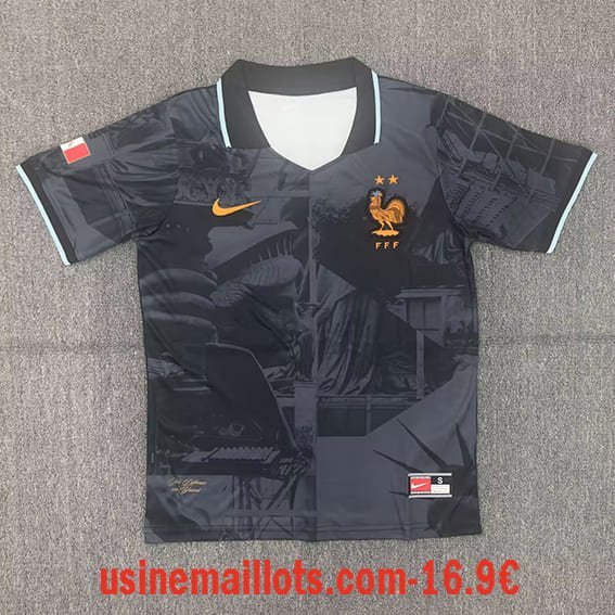 Maillot France 2026/2027 Noir Gris