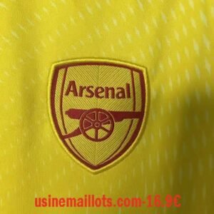 Alternative view of Maillot Gardien Arsenal 2025/2026 Jaune