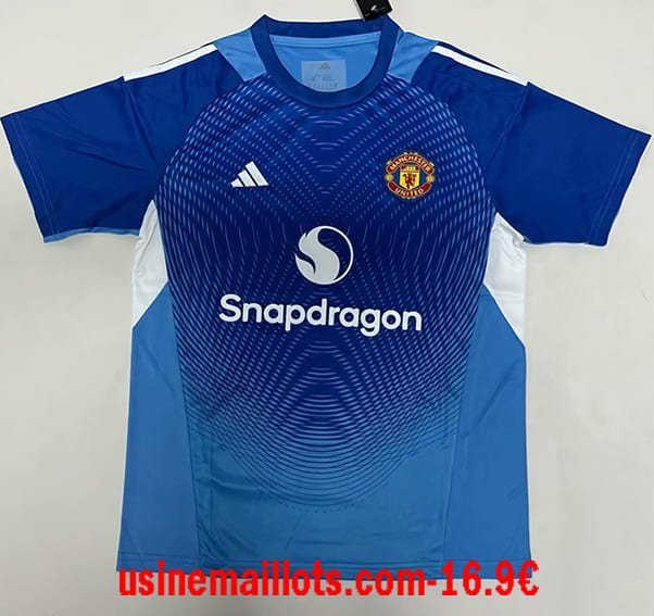 Maillot Gardien Manchester United 2025/2026 Bleu