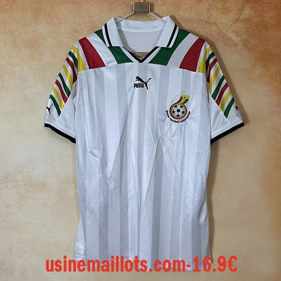 Maillot Ghana 2026 Blanc Rouge Vert