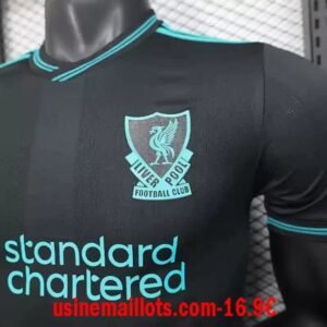 Alternative view of Maillot Liverpool 2025/2026 Noir Bleu