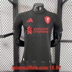 Maillot Liverpool 2025/2026 Noir Rouge