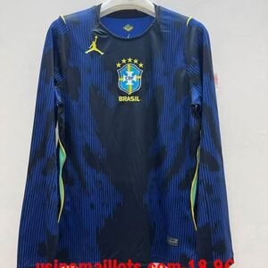 Maillot Manches Longues Bresil Extérieur Coupe du Monde 2026