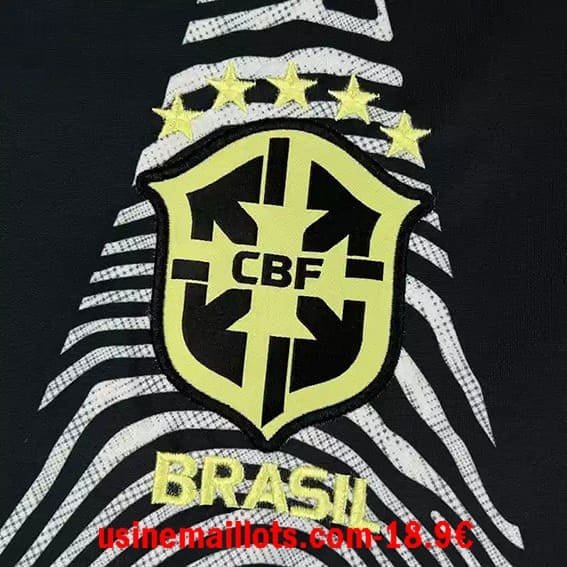Maillot Manches Longues Bresil Gardien Coupe du Monde 2026 – Image 3