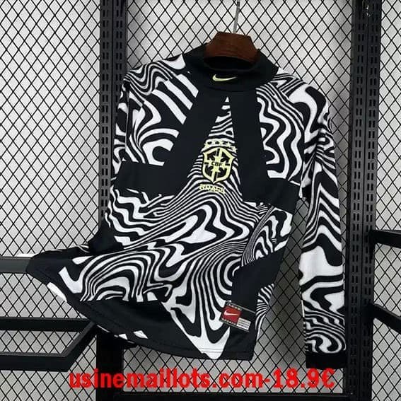 Maillot Manches Longues Bresil Gardien Coupe du Monde 2026