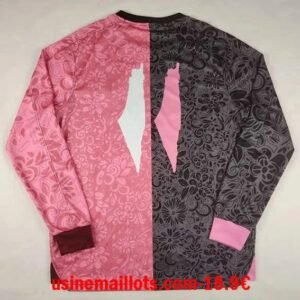 Alternative view of Maillot Manches Longues Palestine 2025/2026 Rose Noir
