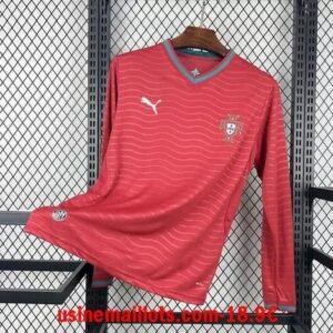 Maillot Manches Longues Portugal Domicile Coupe du Monde 2026