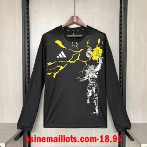 Maillot Manches Longues Real Madrid 2026/2027 Noir
