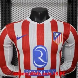 Alternative view of Maillot Match Atletico Madrid Domicile Manches Longues 2025/2026