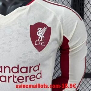 Alternative view of Maillot Match Liverpool Extérieur Manches Longues 2025/2026