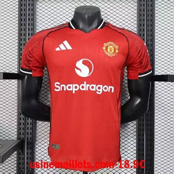 Maillot Match Manchester United Domicile 2025/2026