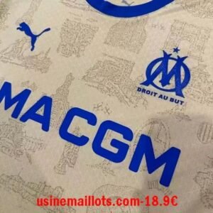 Alternative view of Maillot Match Marseille Fourth 2025/2026