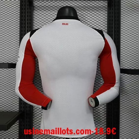 Maillot Match Milan AC Extérieur Manches Longues 2025/2026 – Image 5