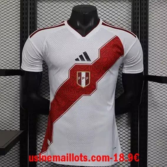 Maillot Match Pérou Domicile Coupe du Monde 2026