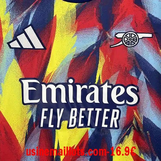 Maillot Match Pré-Match Arsenal 2025/2026 – Image 3