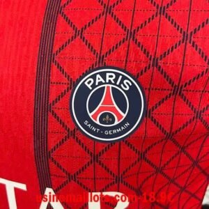 Alternative view of Maillot Match Pré-Match PSG 2025/2026 Rouge