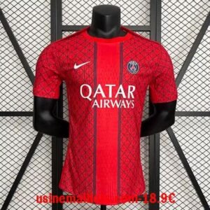 Maillot Match Pré-Match PSG 2025/2026 Rouge