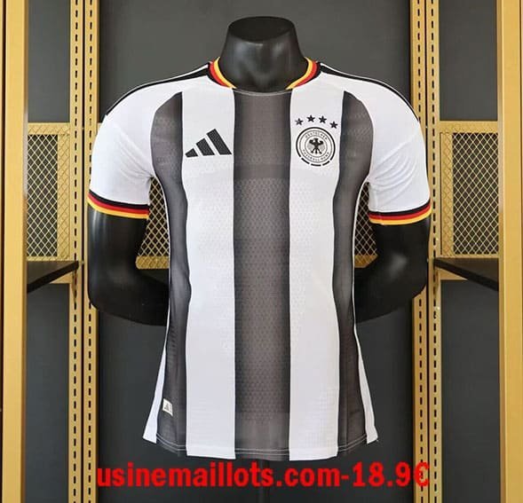 Maillot Match Spécial-Édition Allemagne 2026 Blanc Noir